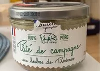 Mängden socker i Pâté de campagne aux herbes de Provenxe