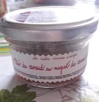 Mängden socker i Pâté de canard au magret de canard fumé