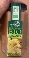 Mängden socker i Les fruits bio banane