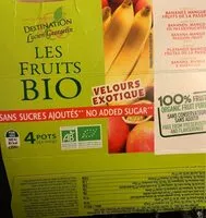 Mängden socker i Compotes Et Purées De Fruits