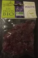 Mängden socker i Bonbons Violette