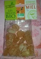 Mängden socker i Bonbons fourrés au miel