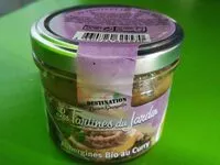 Mängden socker i Aubergine bio au curry