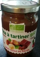 Mängden socker i Pâte à tartiner BIO cacao noisette sans huile de palme