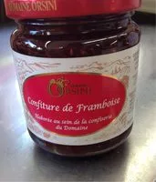 Mängden socker i Confiture de framboise
