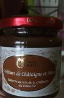Mängden socker i Confiture de chataigne et noix