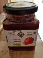 Mängden socker i Confiture extra fraise- ferme de la metairie