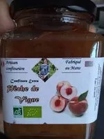 Mängden socker i Confiture extra de pêche de vigne