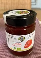 Mängden socker i Confiture fraises