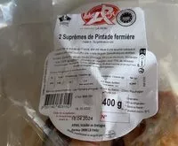 Mängden socker i Supreme pintade fermière