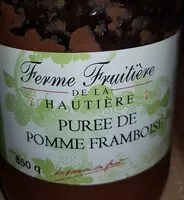 Mängden socker i Purée de pomme framboise