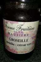 Mängden socker i Confiture groseille menthe citron vert