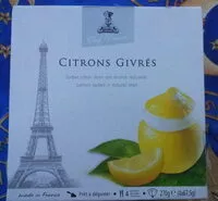 Mängden socker i Chef dessert, citrons givrés