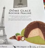 Mängden socker i Dôme Glacé Rocher Praliné