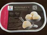 Mängden socker i Sorbet Plein fruit poire