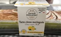 Mängden socker i Tarte citron meringuée