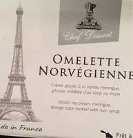 Mängden socker i Omelette norvegienne