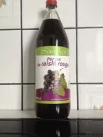 Mängden socker i Pur jus de raisin rouge