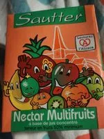 Mängden socker i Nectar multifruits à base de jus concentré