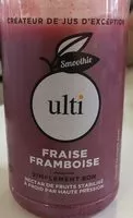 Mängden socker i Smoothie fraise framboise