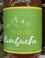 Mängden socker i Kombucha badiane romarin