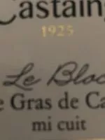 Mängden socker i Bloc de foie gras de canard mi cuit