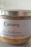 Mängden socker i Les rillettes de canard au foie de canard