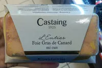 Mängden socker i Foie gras de canard mi cuit