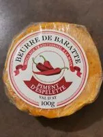 Mängden socker i Beurre de baratte piment d'espelette