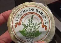 Mängden socker i Beurre de baratte