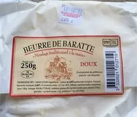 Mängden socker i Beurre de Baratte