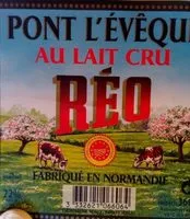 Mängden socker i Pont l'Évêque au lait cru Réo