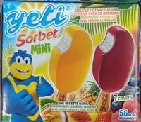 Mängden socker i Sorbet Mini 7 fruits
