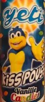 Mängden socker i Kiss pouss vanille candies