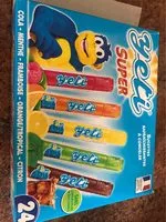 Mängden socker i SUCETTES RAFRAÎCHISSANTES À CONGELER