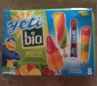 Mängden socker i Bâtonnets glacés fruits + cola