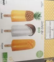 Mängden socker i Sorbets des îles