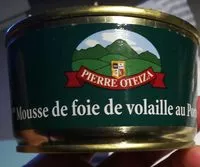 Mängden socker i Mousse de foie de volaille au Porto