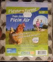 Mängden socker i 20 oeufs poules élevés en plein air