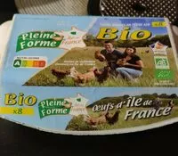 Mängden socker i Poules élevées en pleine air bio