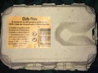 Mängden socker i Oeufs frais