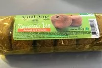 Mängden socker i Nonnettes bio miel fourree orange Maison Vital AineX4 150G