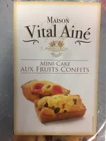 Mängden socker i Mini-cake aux fruits confits