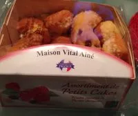 Mängden socker i Assortiment petits cakes Maison Vital Aine