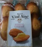 Mängden socker i Madeleines forme coquille Maison Vital Aine x12