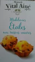 Mängden socker i Madeleines Etoiles aux raisins macérés