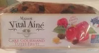 Mängden socker i Cake gourmand tuuti fruti