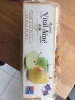 Mängden socker i Cake pomme poire Vital Aîné