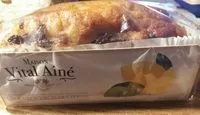 Mängden socker i Cake aux écorces de citron
