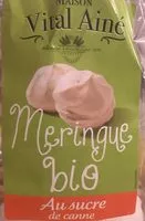 Mängden socker i Meringues bio au sucre de canne Vital Aîné